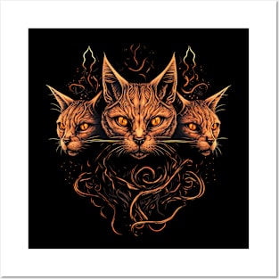 Cerberus as a Cryptic feline Posters and Art